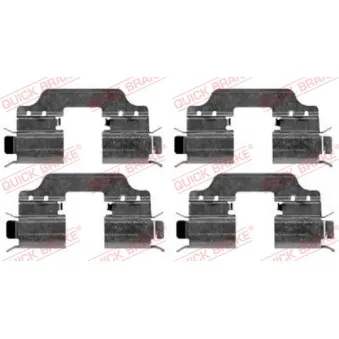 Kit d'accessoires, plaquette de frein à disque QUICK BRAKE 109-1653