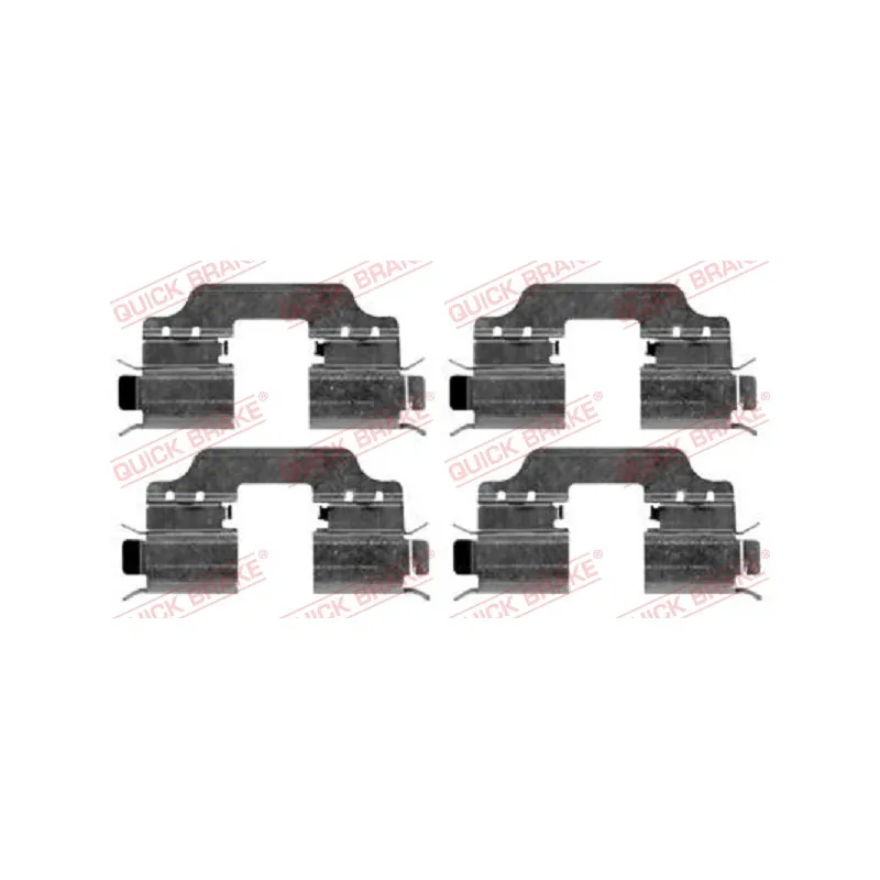 Kit d'accessoires, plaquette de frein à disque QUICK BRAKE 109-1653