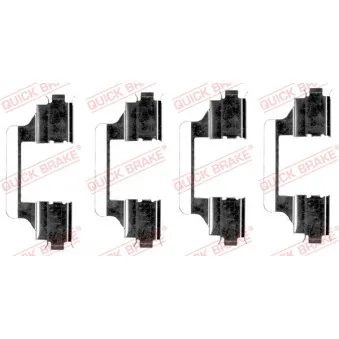 Kit d'accessoires, plaquette de frein à disque QUICK BRAKE 109-1656