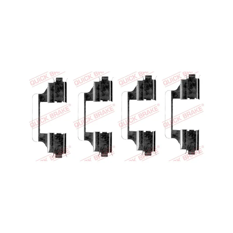 Kit d'accessoires, plaquette de frein à disque QUICK BRAKE 109-1656