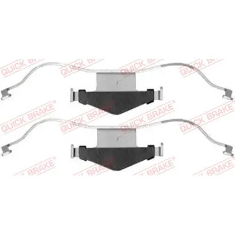 Kit d'accessoires, plaquette de frein à disque QUICK BRAKE 109-1659