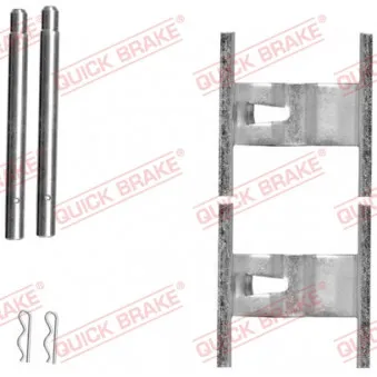 Kit d'accessoires, plaquette de frein à disque QUICK BRAKE 109-1660