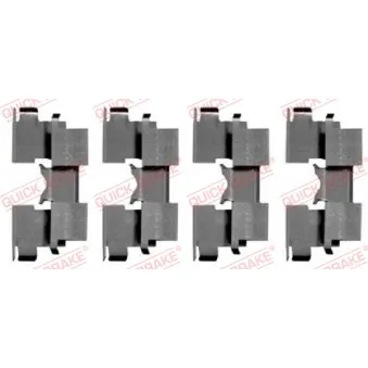 Kit d'accessoires, plaquette de frein à disque QUICK BRAKE 109-1662