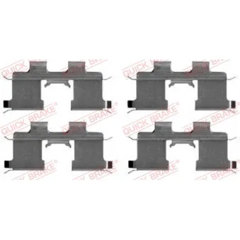Kit d'accessoires, plaquette de frein à disque QUICK BRAKE 109-1667