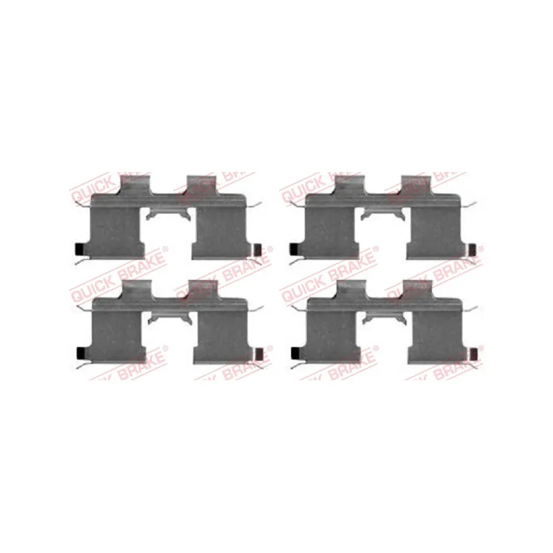 Kit d'accessoires, plaquette de frein à disque QUICK BRAKE 109-1667