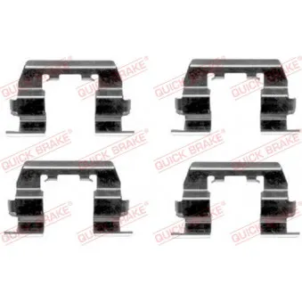 Kit d'accessoires, plaquette de frein à disque QUICK BRAKE 109-1669