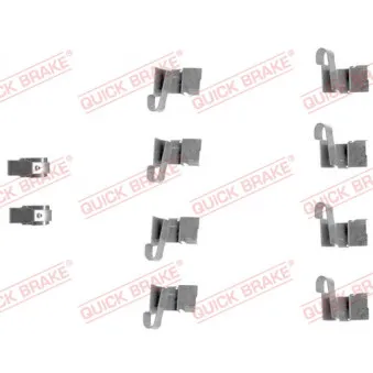 Kit d'accessoires, plaquette de frein à disque QUICK BRAKE 109-1671