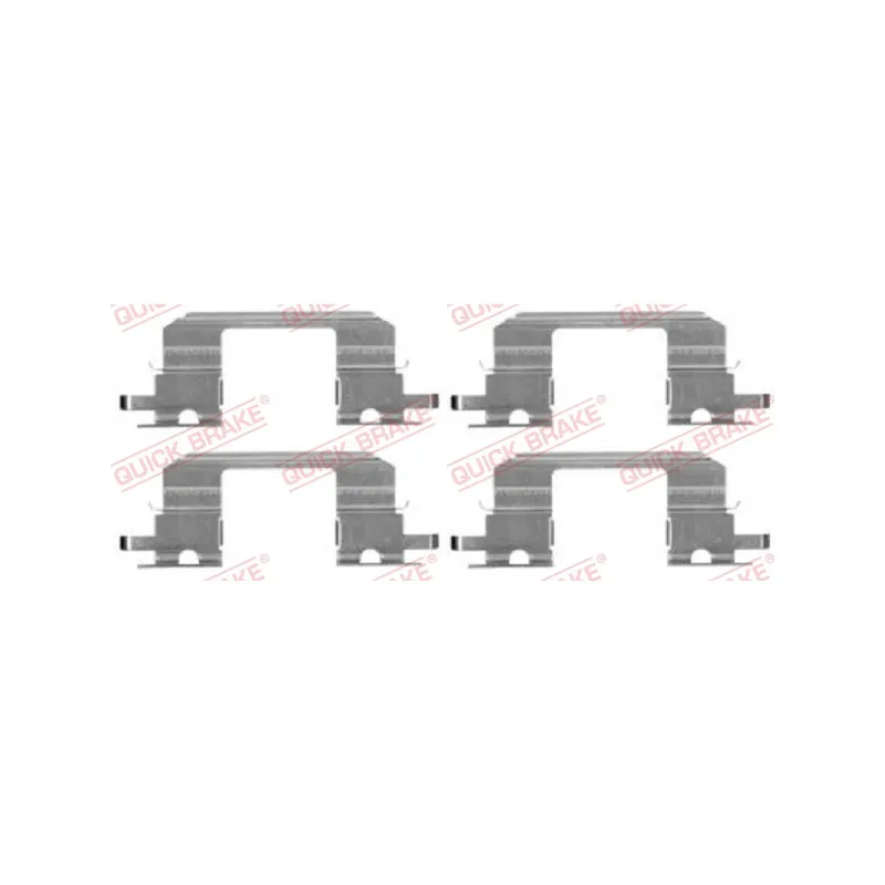 Kit d'accessoires, plaquette de frein à disque QUICK BRAKE 109-1672