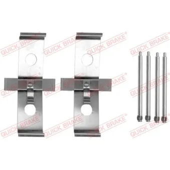 Kit d'accessoires, plaquette de frein à disque QUICK BRAKE 109-1674