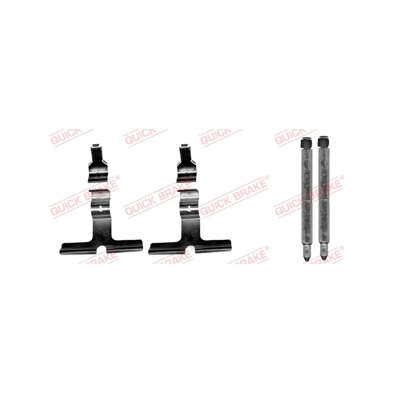 Kit d'accessoires, plaquette de frein à disque QUICK BRAKE 109-1676