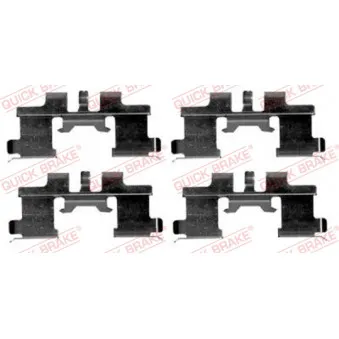 Kit d'accessoires, plaquette de frein à disque QUICK BRAKE 109-1677