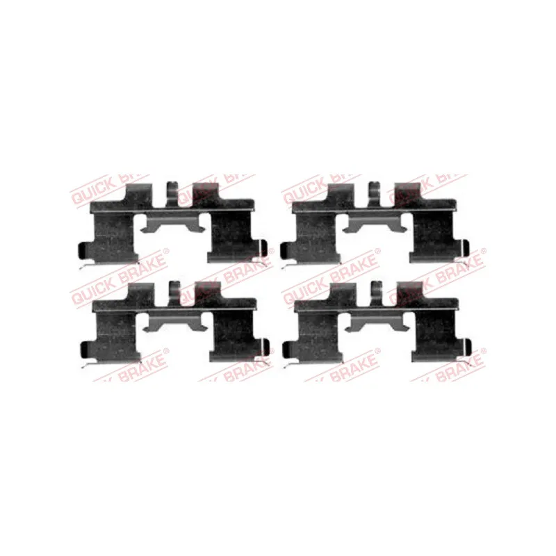 Kit d'accessoires, plaquette de frein à disque QUICK BRAKE 109-1677