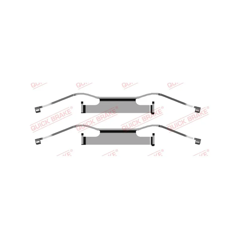 Kit d'accessoires, plaquette de frein à disque QUICK BRAKE 109-1680