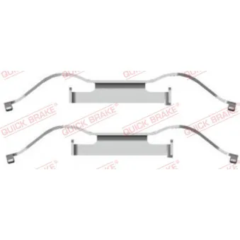 Kit d'accessoires, plaquette de frein à disque QUICK BRAKE 109-1681