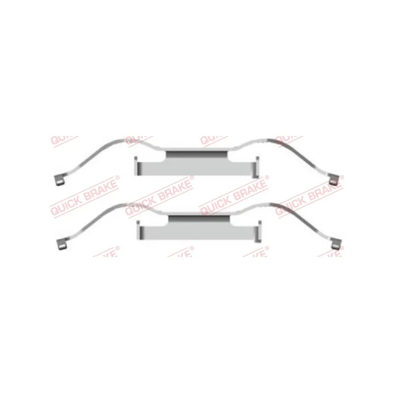 Kit d'accessoires, plaquette de frein à disque QUICK BRAKE 109-1681