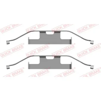 Kit d'accessoires, plaquette de frein à disque QUICK BRAKE 109-1682