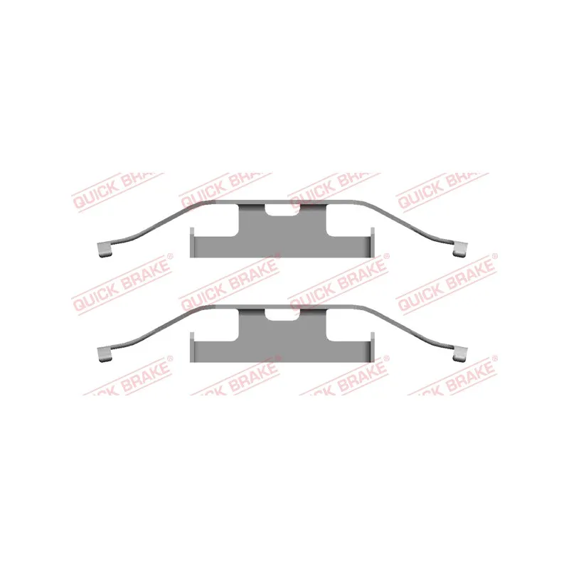 Kit d'accessoires, plaquette de frein à disque QUICK BRAKE 109-1682