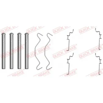 Kit d'accessoires, plaquette de frein à disque QUICK BRAKE