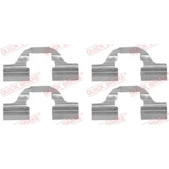 Kit d'accessoires, plaquette de frein à disque QUICK BRAKE 109-1684