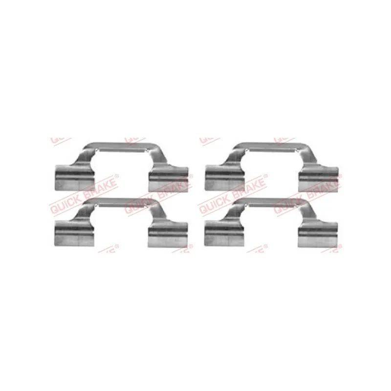 Kit d'accessoires, plaquette de frein à disque QUICK BRAKE 109-1685