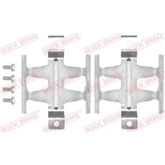 Kit d'accessoires, plaquette de frein à disque QUICK BRAKE 109-1687
