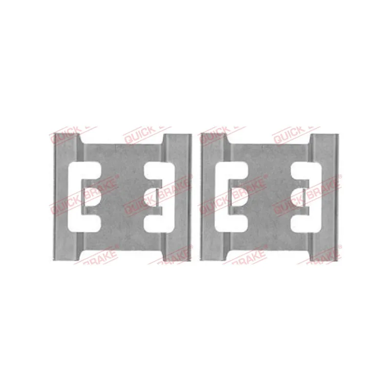 Kit d'accessoires, plaquette de frein à disque QUICK BRAKE 109-1688