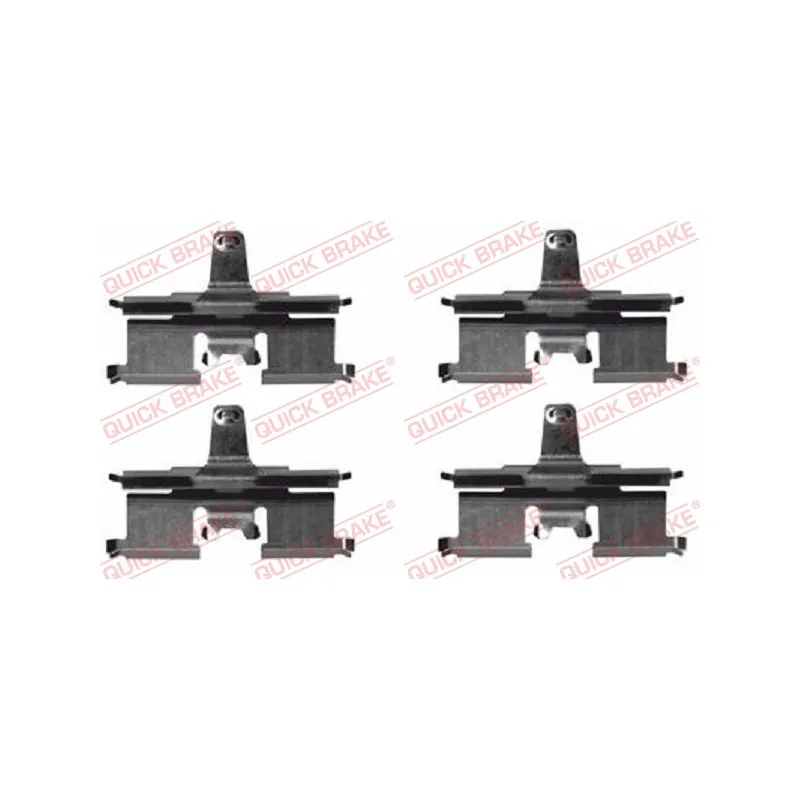 Kit d'accessoires, plaquette de frein à disque QUICK BRAKE 109-1692