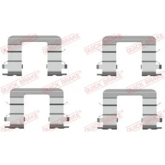 Kit d'accessoires, plaquette de frein à disque QUICK BRAKE 109-1696