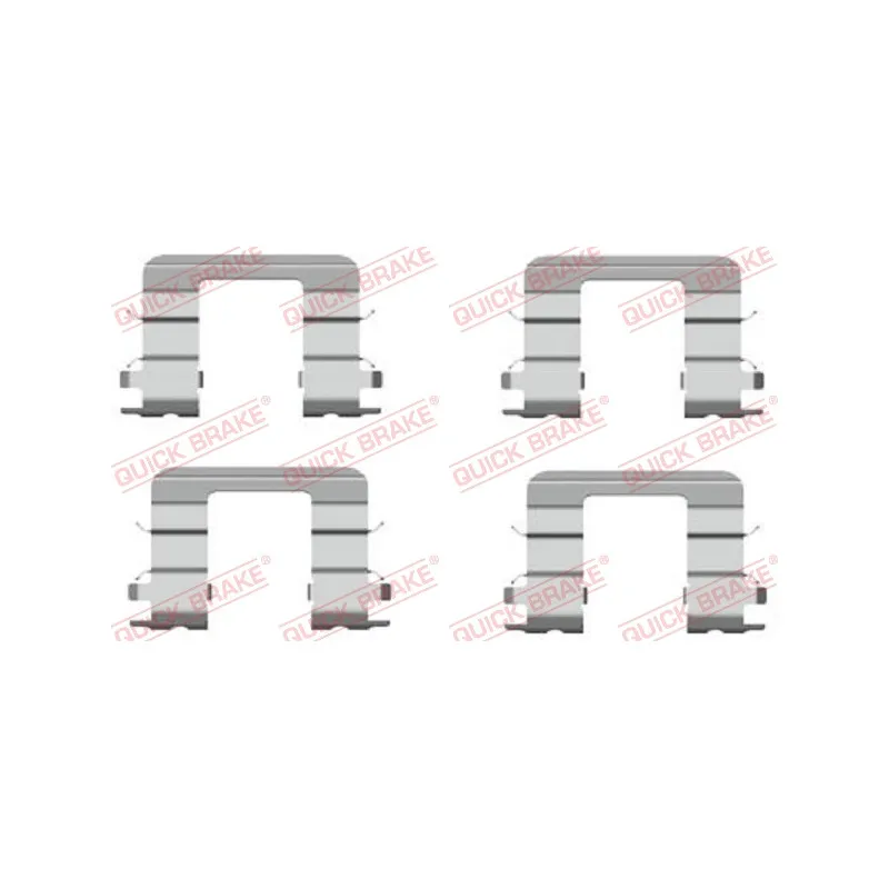 Kit d'accessoires, plaquette de frein à disque QUICK BRAKE 109-1696