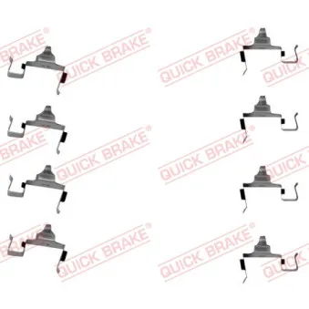 Kit d'accessoires, plaquette de frein à disque QUICK BRAKE 109-1697