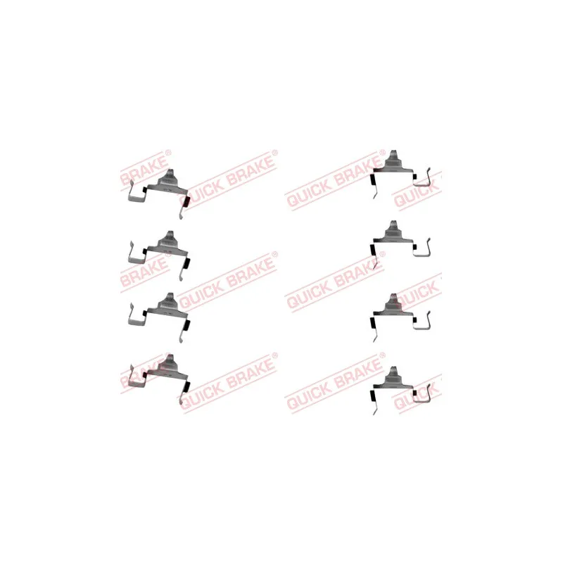 Kit d'accessoires, plaquette de frein à disque QUICK BRAKE 109-1697