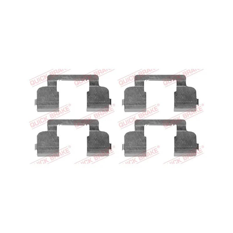 Kit d'accessoires, plaquette de frein à disque QUICK BRAKE 109-1698