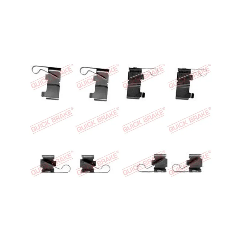 Kit d'accessoires, plaquette de frein à disque QUICK BRAKE 109-1699
