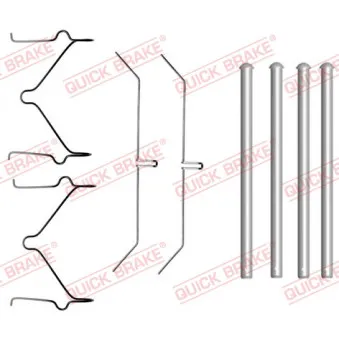 Kit d'accessoires, plaquette de frein à disque QUICK BRAKE 109-1701