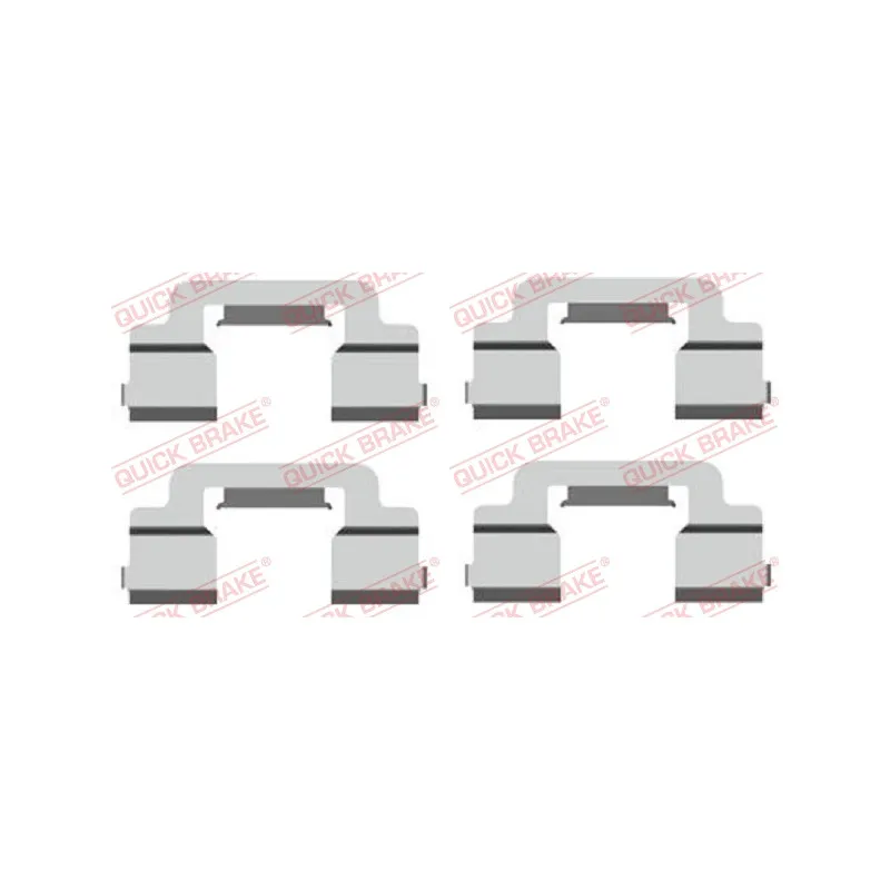 Kit d'accessoires, plaquette de frein à disque QUICK BRAKE 109-1703
