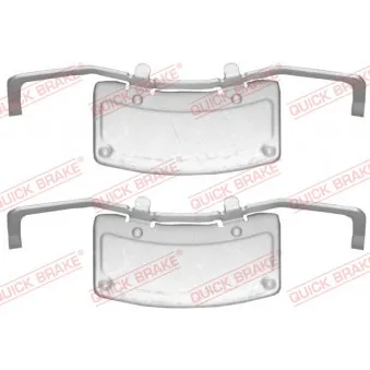 Kit d'accessoires, plaquette de frein à disque QUICK BRAKE 109-1706