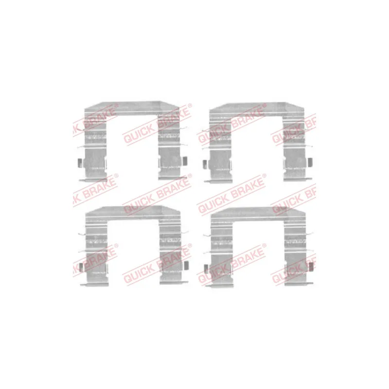 Kit d'accessoires, plaquette de frein à disque QUICK BRAKE 109-1708