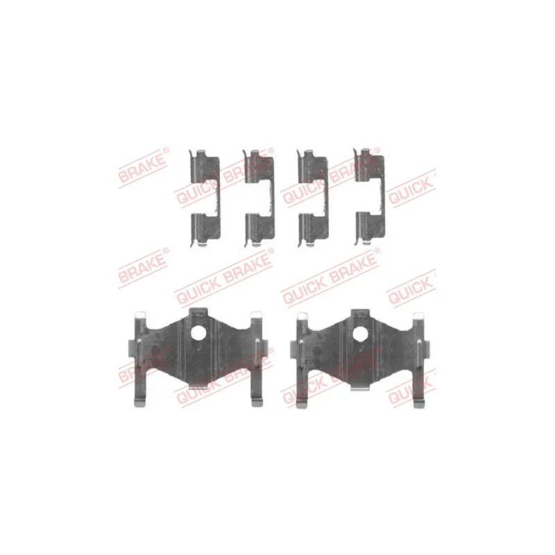 Kit d'accessoires, plaquette de frein à disque QUICK BRAKE 109-1710