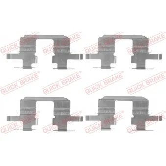 Kit d'accessoires, plaquette de frein à disque QUICK BRAKE 109-1711