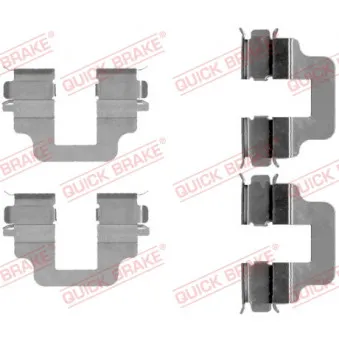 Kit d'accessoires, plaquette de frein à disque QUICK BRAKE 109-1712