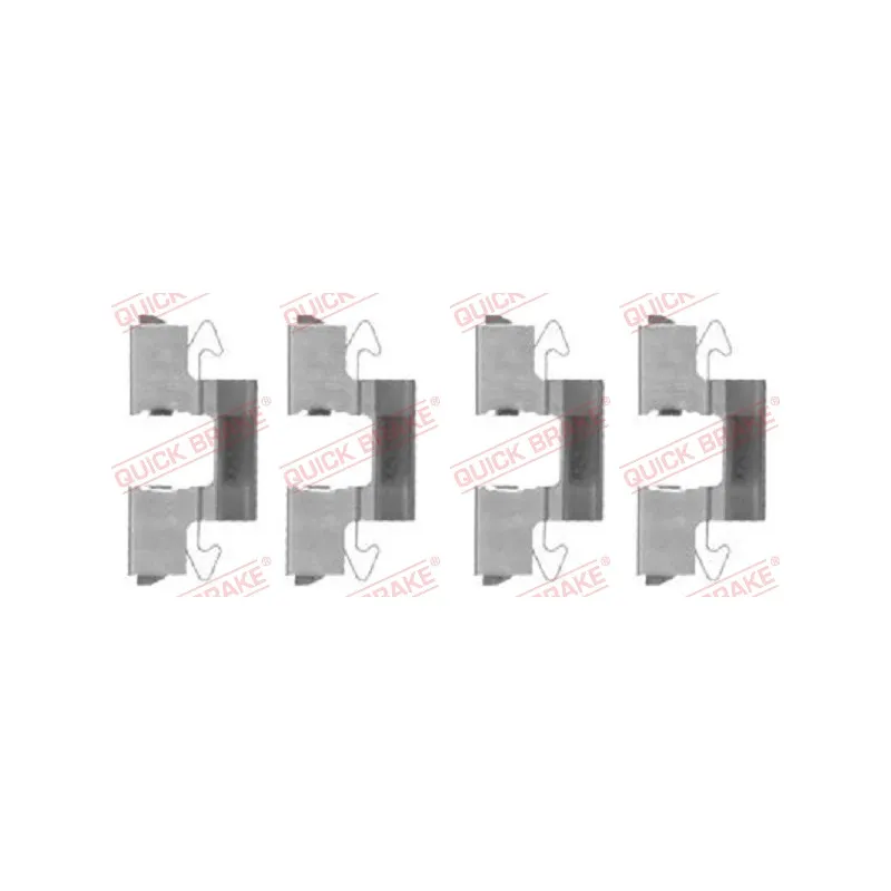 Kit d'accessoires, plaquette de frein à disque QUICK BRAKE 109-1714