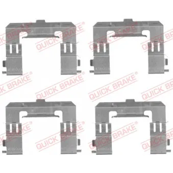 Kit d'accessoires, plaquette de frein à disque QUICK BRAKE 109-1715