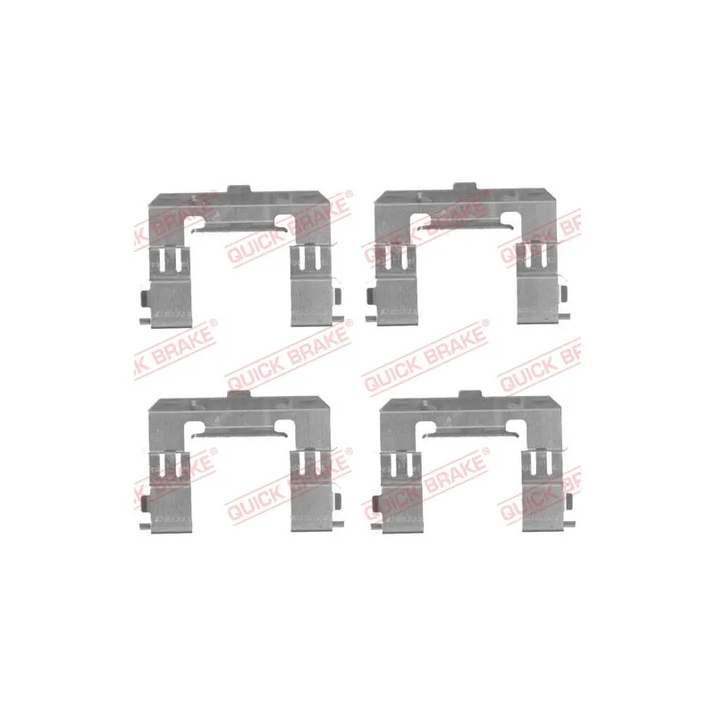 Kit d'accessoires, plaquette de frein à disque QUICK BRAKE 109-1715