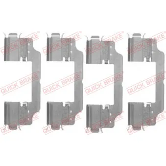 Kit d'accessoires, plaquette de frein à disque QUICK BRAKE 109-1716