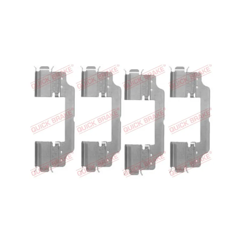 Kit d'accessoires, plaquette de frein à disque QUICK BRAKE 109-1716