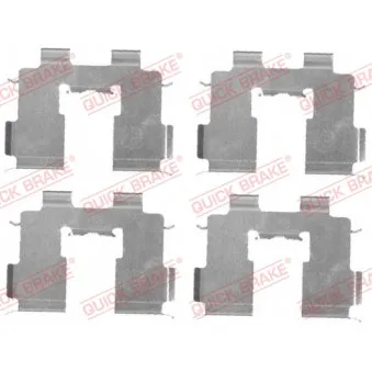 Kit d'accessoires, plaquette de frein à disque QUICK BRAKE 109-1717