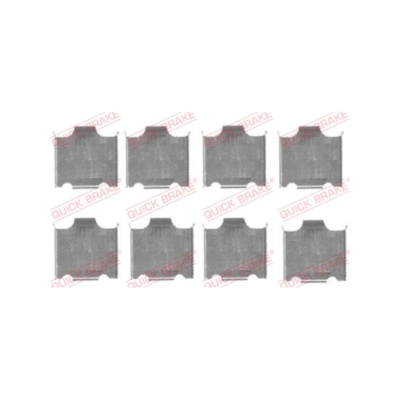 Kit d'accessoires, plaquette de frein à disque QUICK BRAKE 109-1718