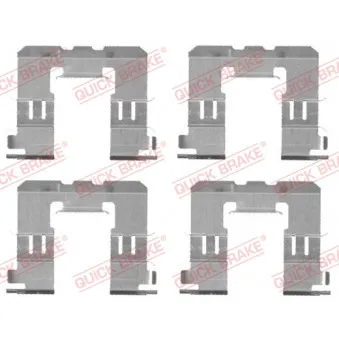 Kit d'accessoires, plaquette de frein à disque QUICK BRAKE 109-1721