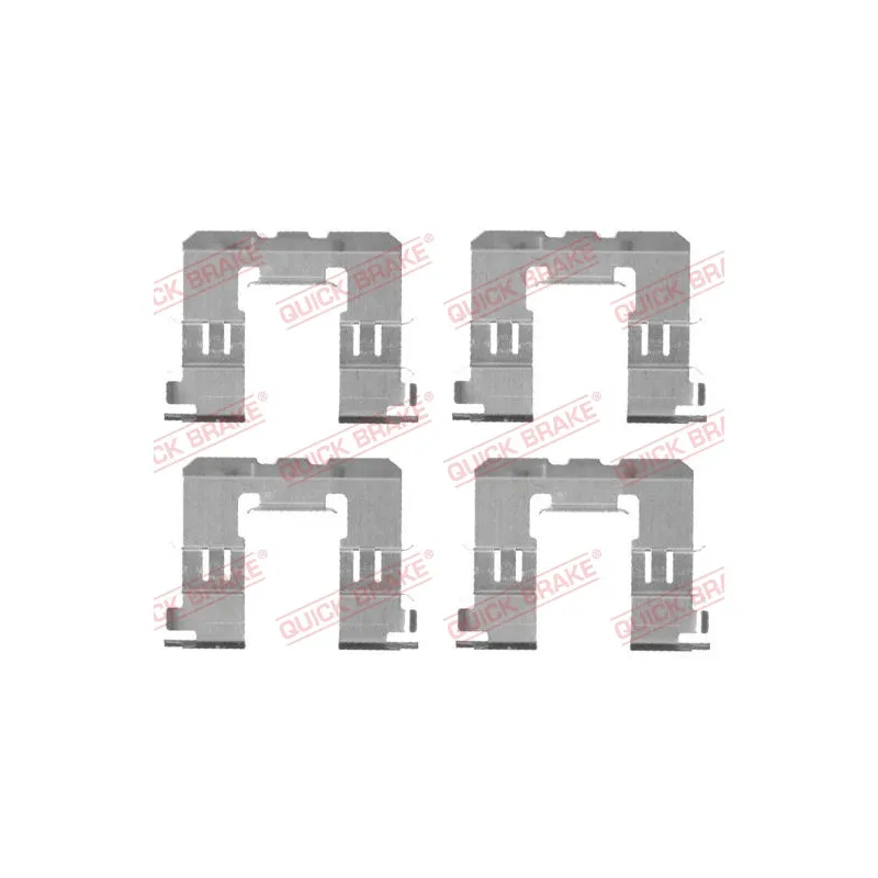 Kit d'accessoires, plaquette de frein à disque QUICK BRAKE 109-1721