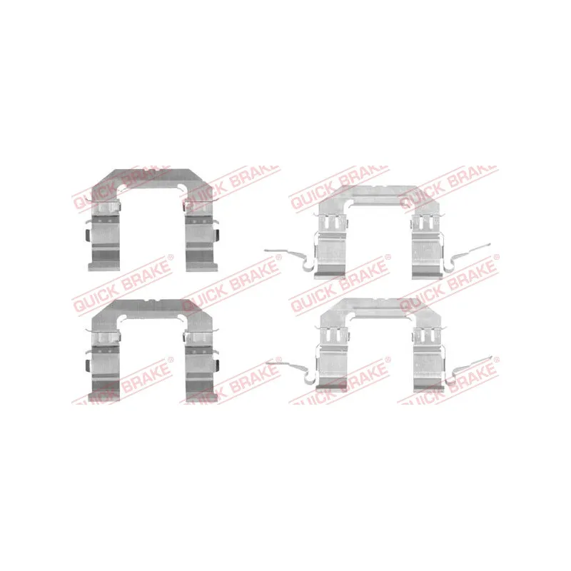 Kit d'accessoires, plaquette de frein à disque QUICK BRAKE 109-1722